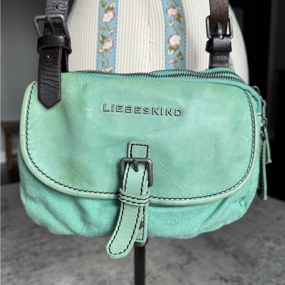 Liebeskind Berlin Canvas And Cow Leather Purse With Dust Bag - Picture 2 of 10